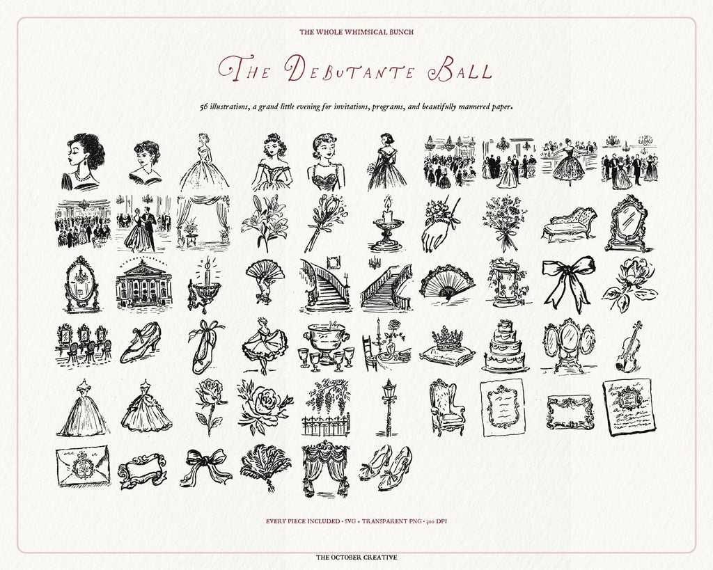 Black-Tie 4-Pack Doodle Bundle, preview 8