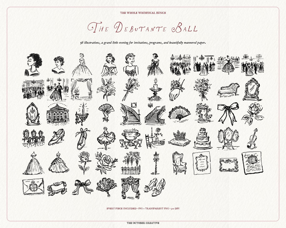 Black-Tie 4-Pack Doodle Bundle, preview 8