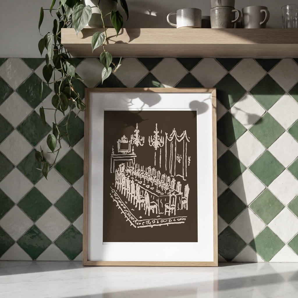 Dinner Party Art Print, preview 6