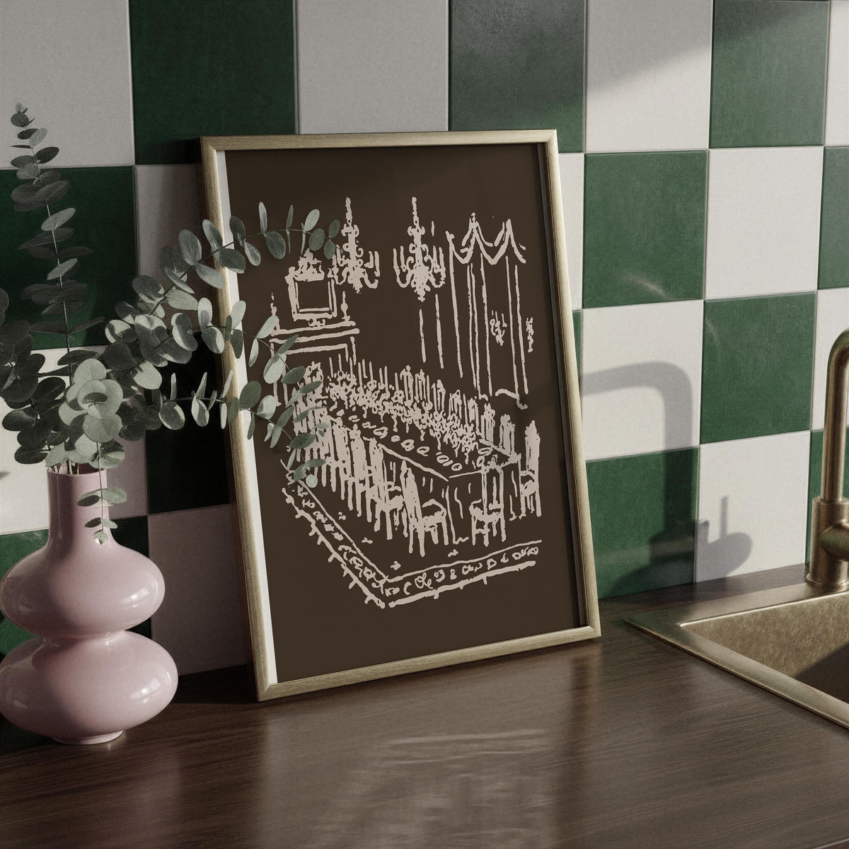 Dinner Party Art Print, preview 13
