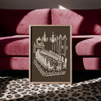Dinner Party Art Print, preview 2