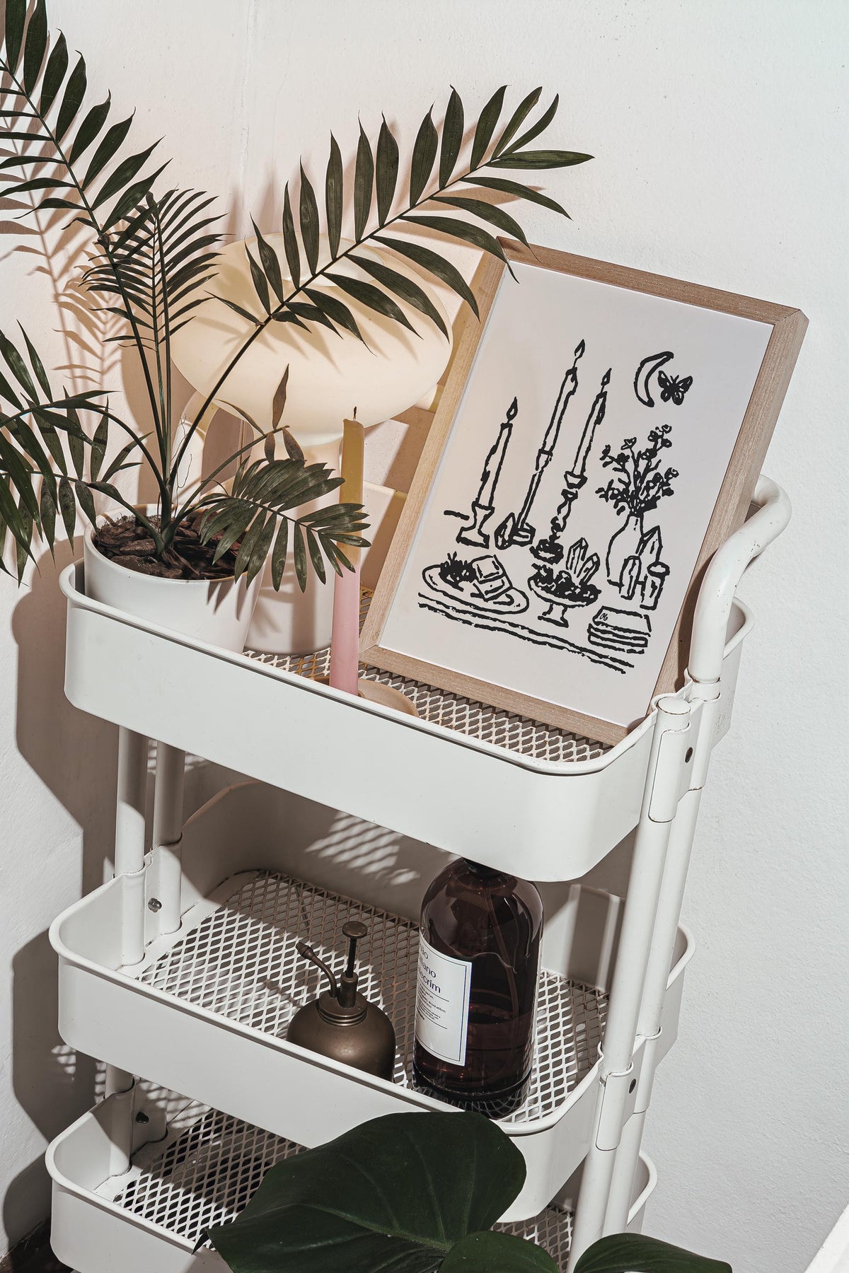 Candles & Crystals Art Print, preview 3