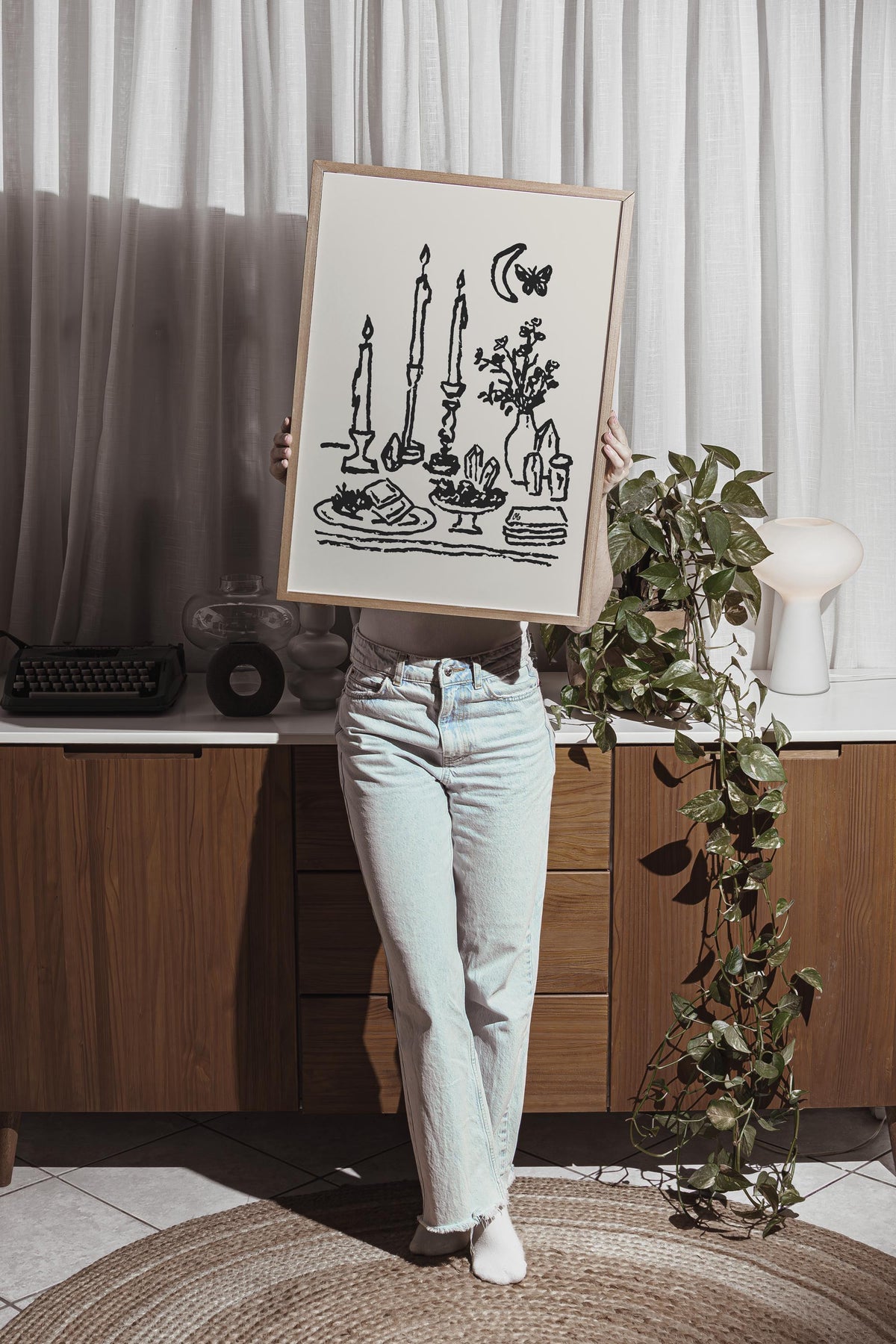 Candles & Crystals Art Print, preview 4