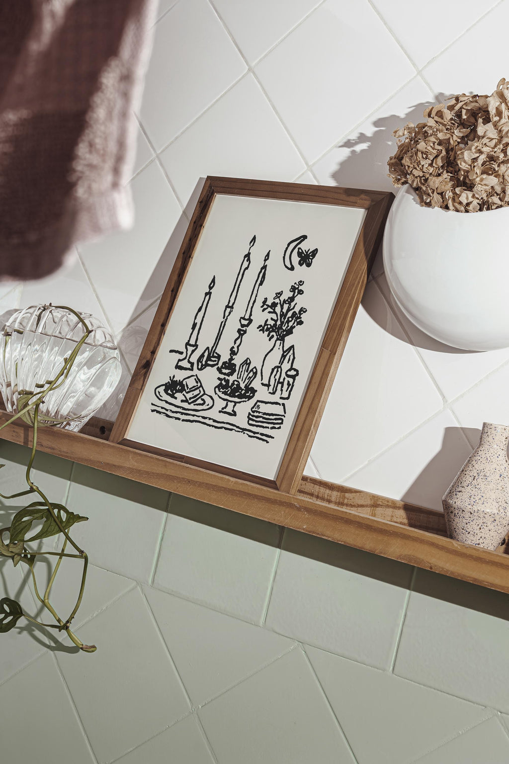 Candles & Crystals Art Print, preview 7