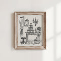 Champagne Tower Art Print, preview 1