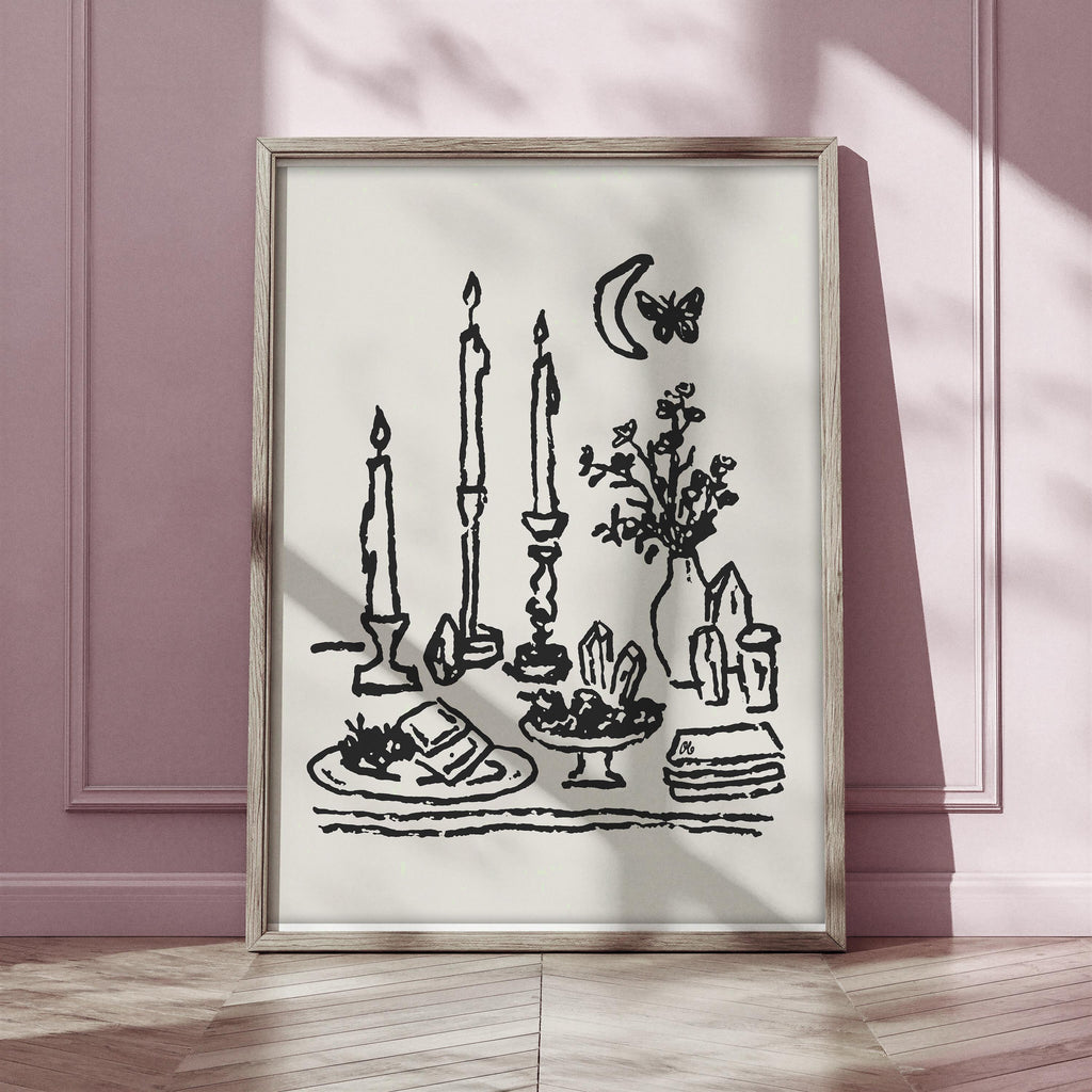 Candles & Crystals Art Print, preview 10