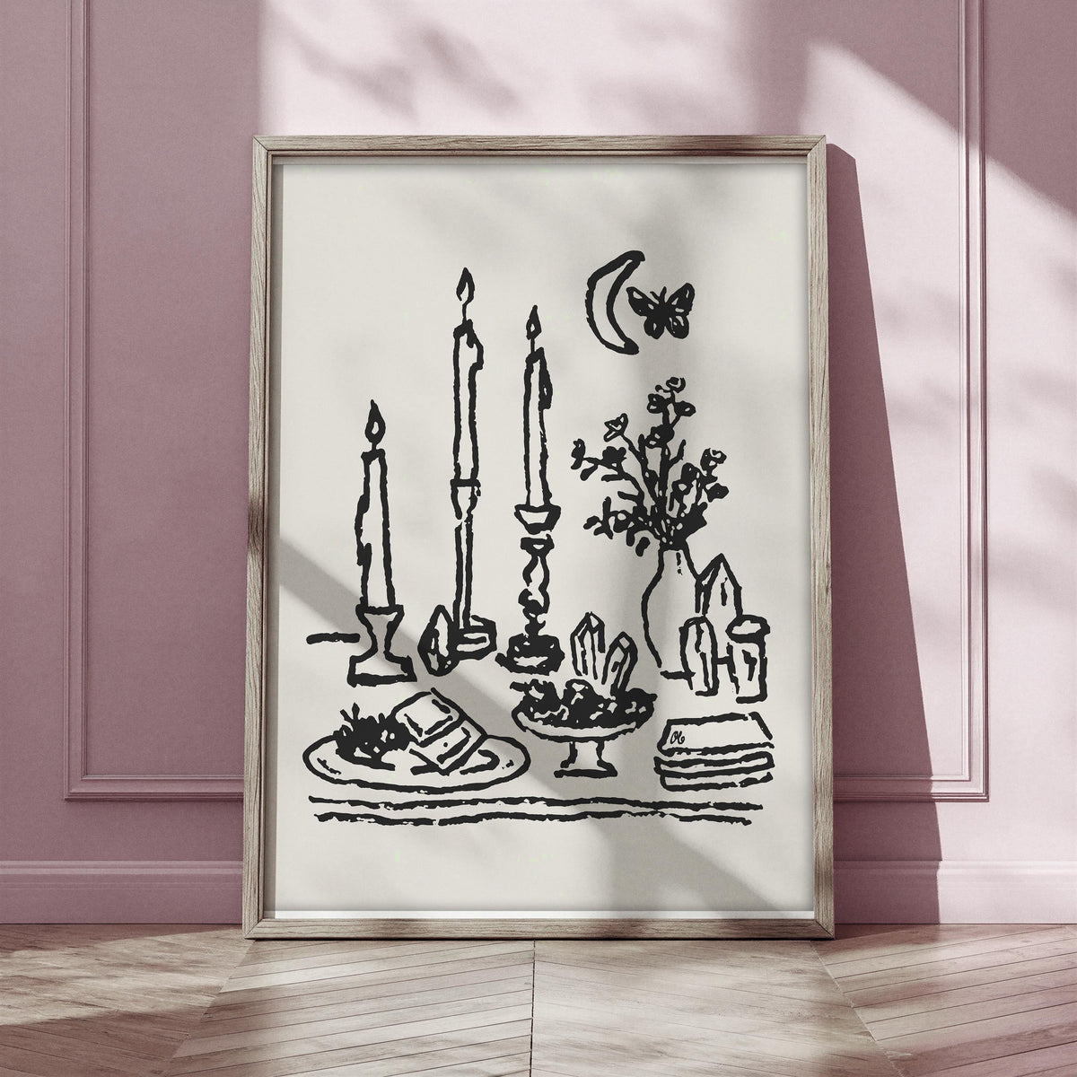 Candles & Crystals Art Print, preview 10