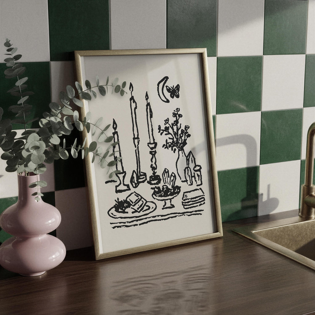 Candles & Crystals Art Print, preview 12