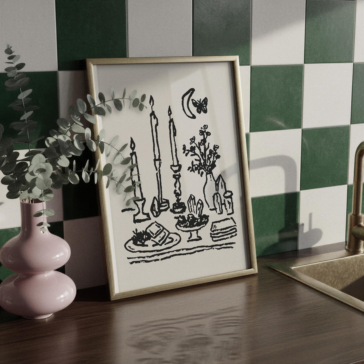 Candles & Crystals Art Print, preview 12