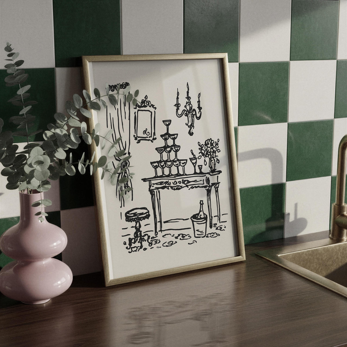 Champagne Tower Art Print, preview 13