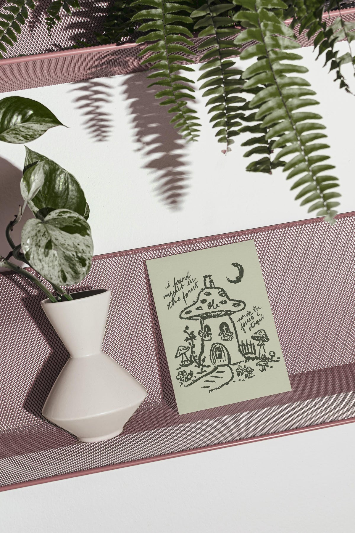 Mushroom House Art Print, preview 4