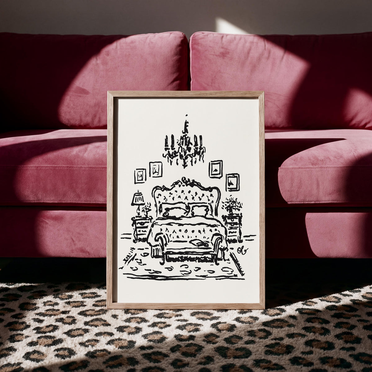 The Bedroom Art Print, preview 4