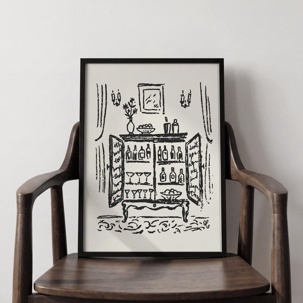 Bar Cabinet Art Print, preview 2