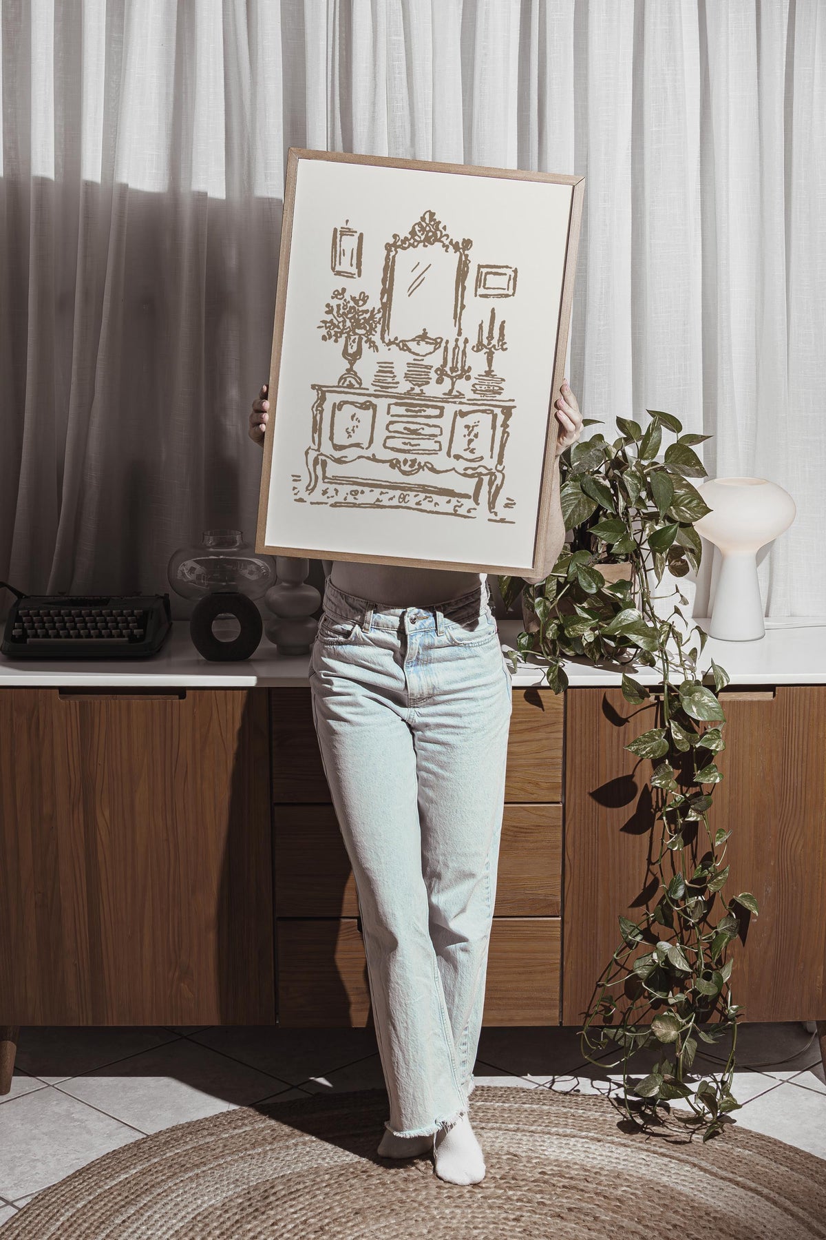 French Sideboard Art Print, preview 4