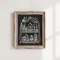 Enchanted Rose Under Glass Art Print, preview 1