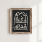 Enchanted Rose Under Glass Art Print, preview 1