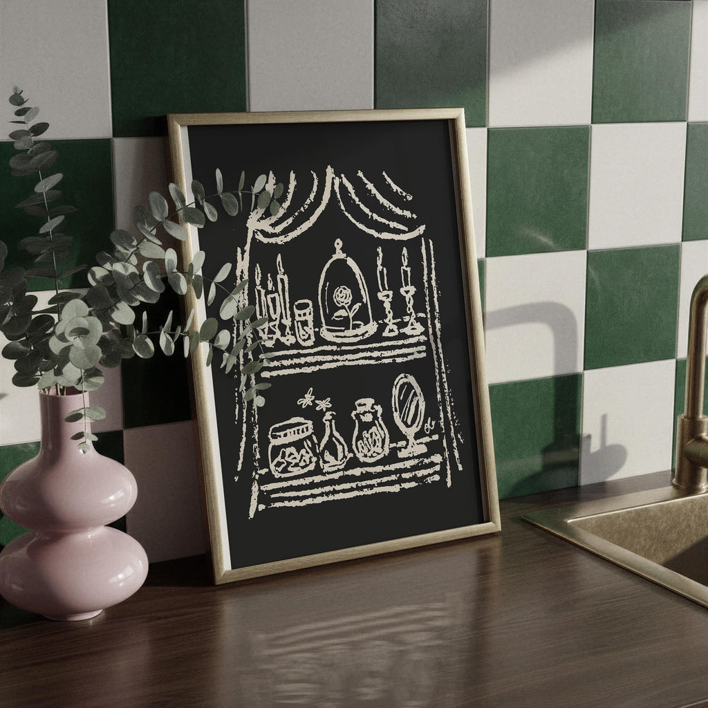 Enchanted Rose Under Glass Art Print, preview 8