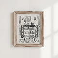 Bar Cabinet Art Print, preview 1