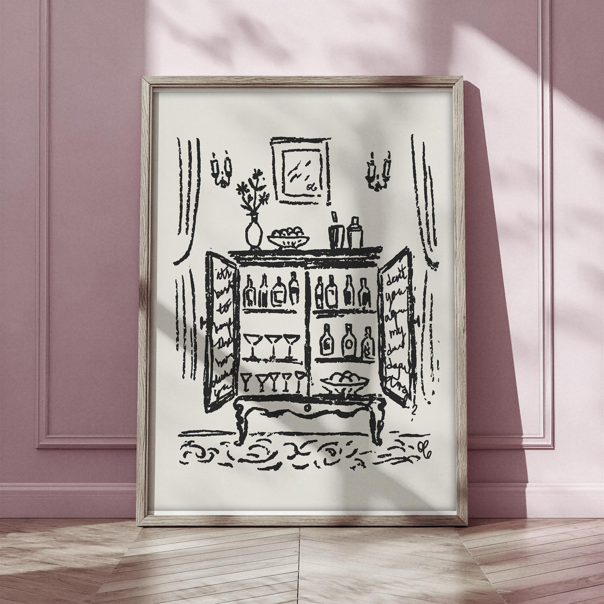 Bar Cabinet Art Print, preview 11