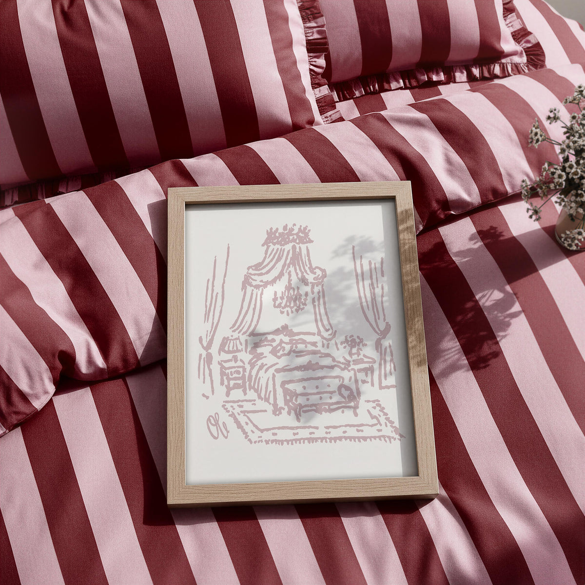 Canopy Bed Art Print, preview 3