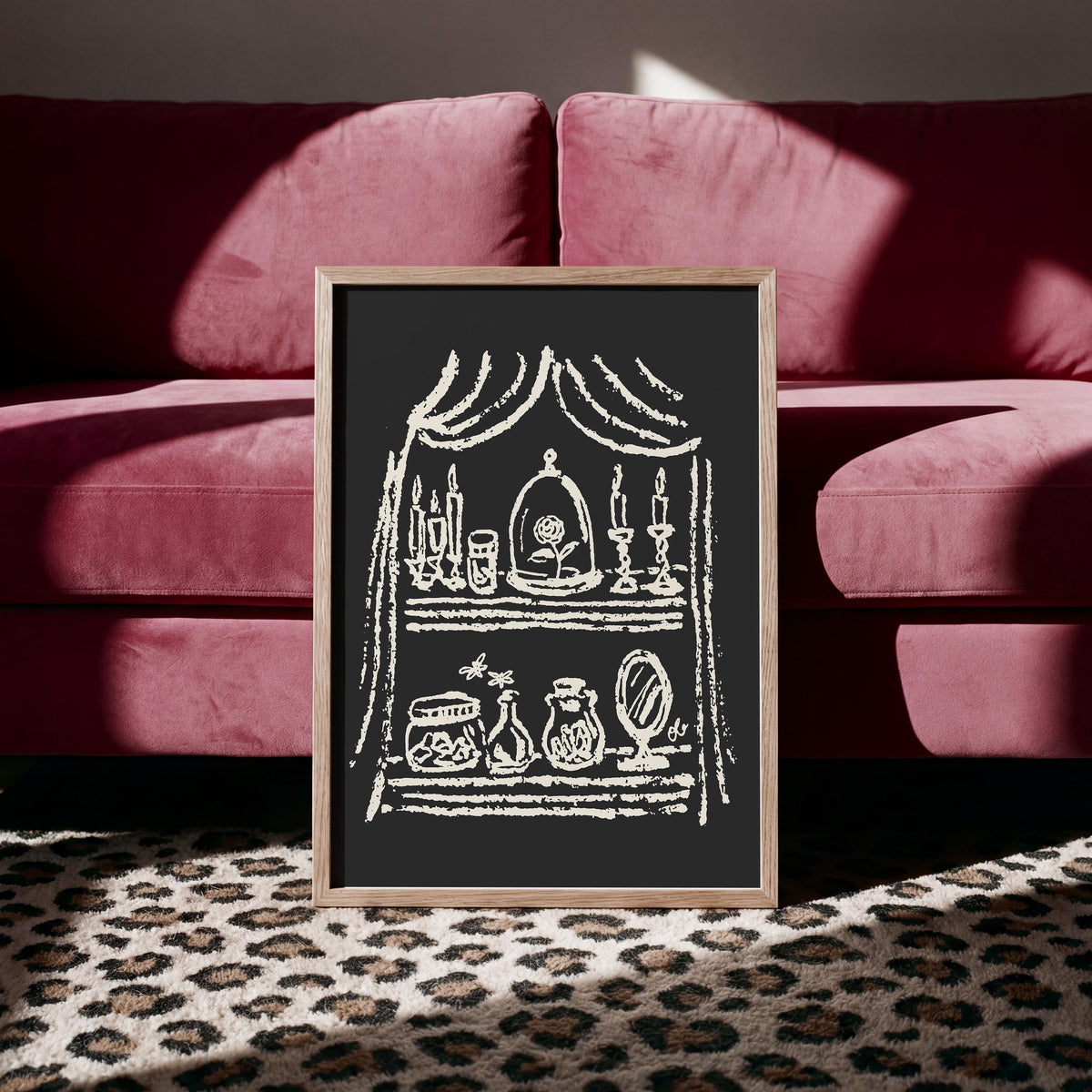 Enchanted Rose Under Glass Art Print, preview 13
