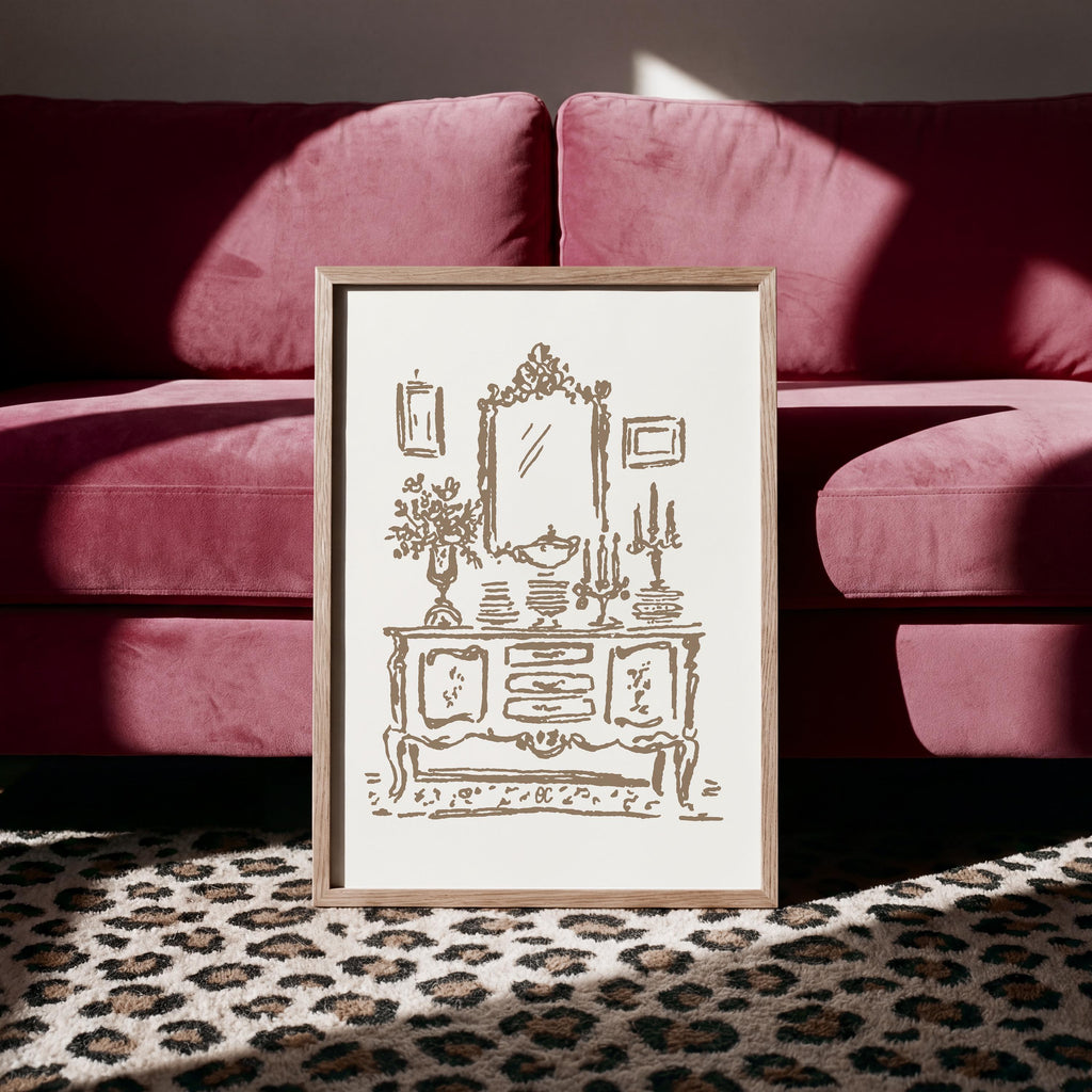 French Sideboard Art Print, preview 16