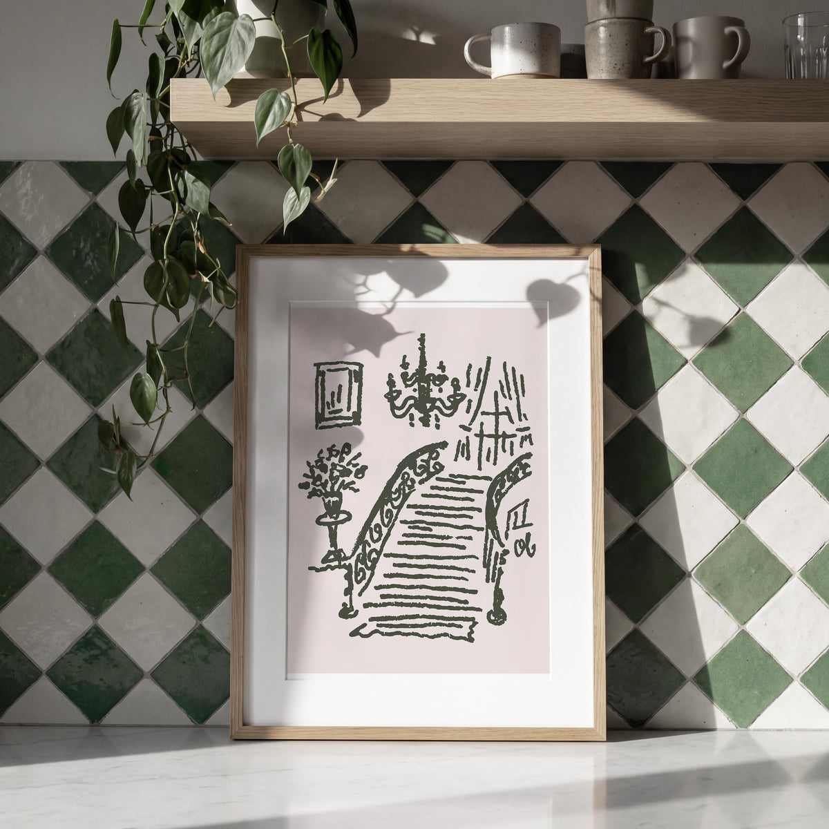 Grand Staircase Art Print, preview 2