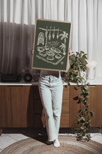 Bohemian Lounge Art Print, preview 4