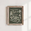 Bohemian Lounge Art Print, preview 1
