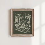 Bohemian Lounge Art Print, preview 1