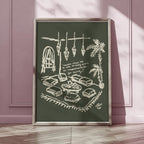 Bohemian Lounge Art Print, preview 7