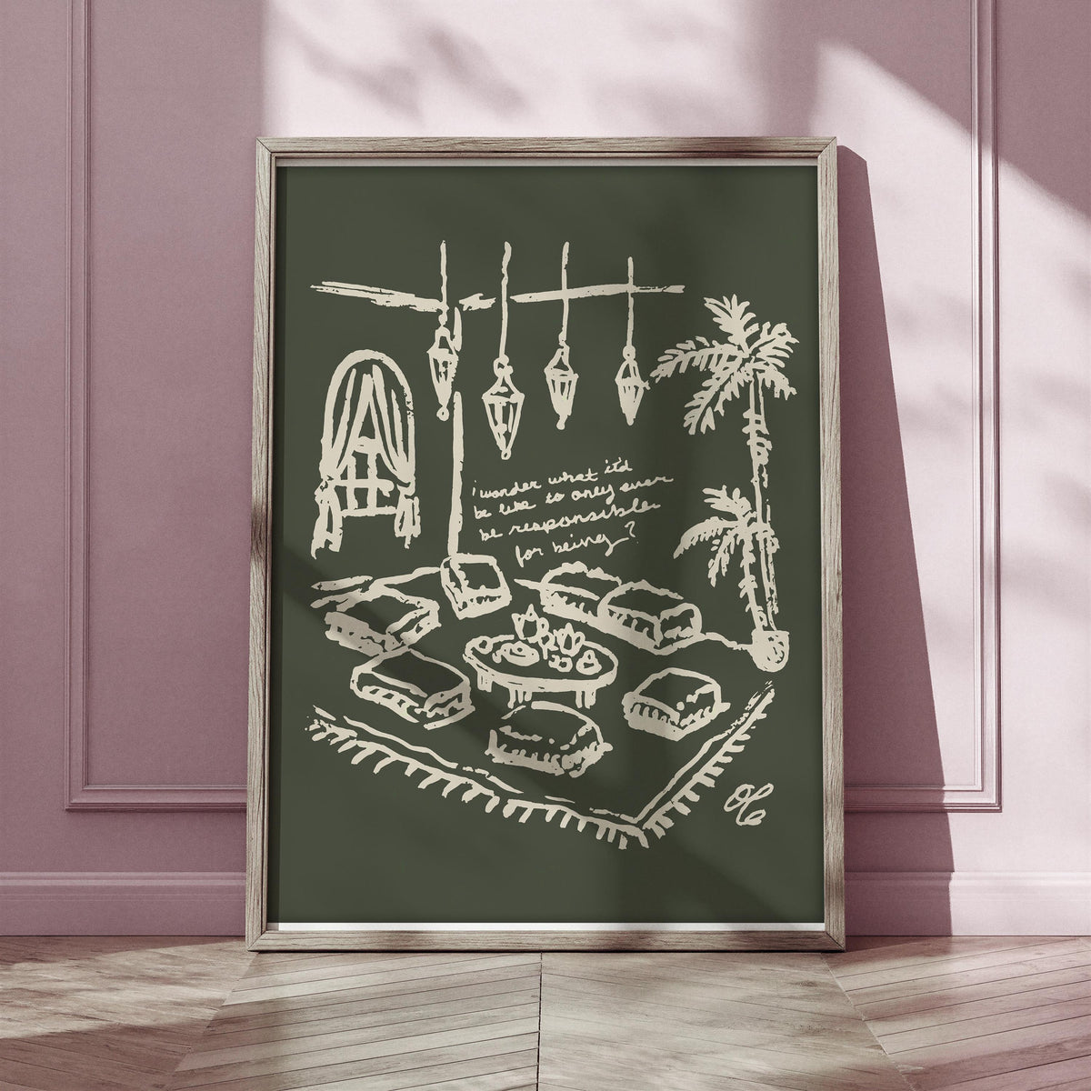 Bohemian Lounge Art Print, preview 7