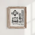 The Settee Art Print, preview 1