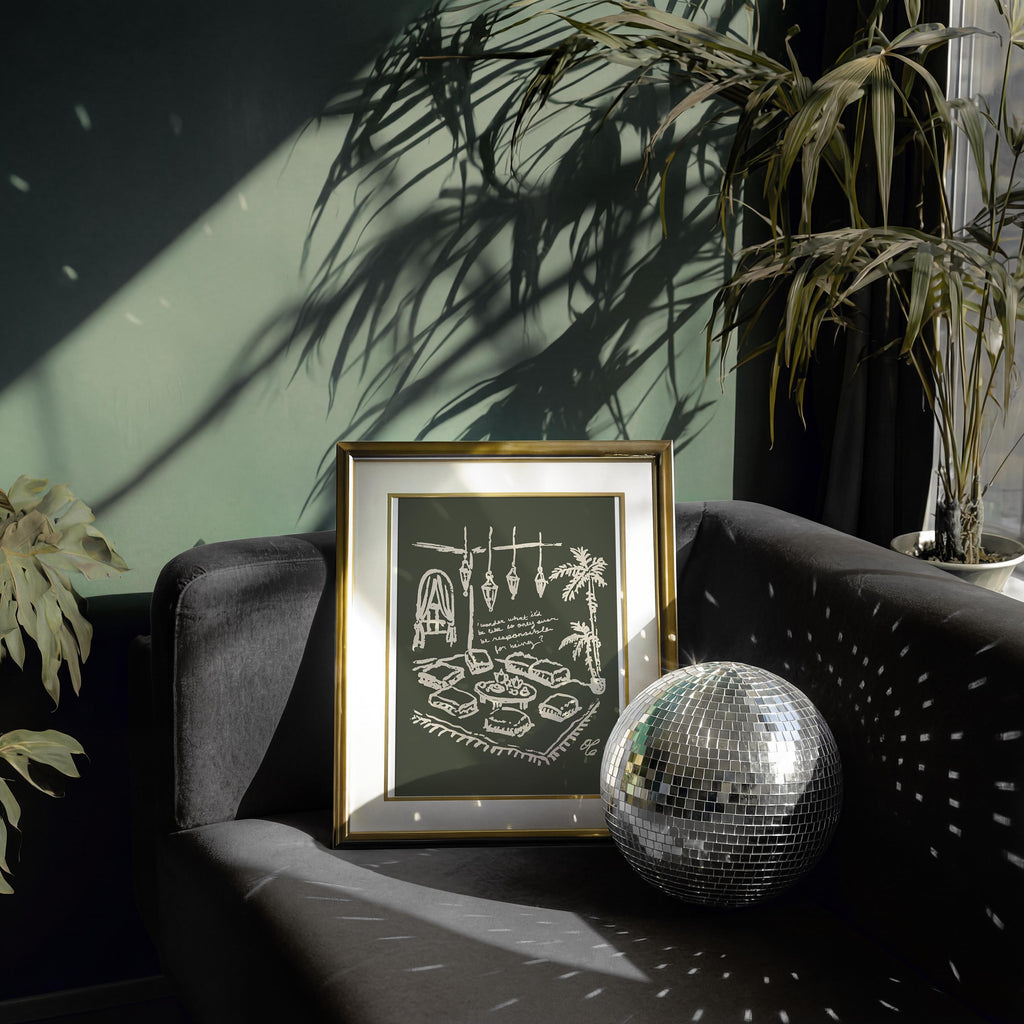 Bohemian Lounge Art Print, preview 8