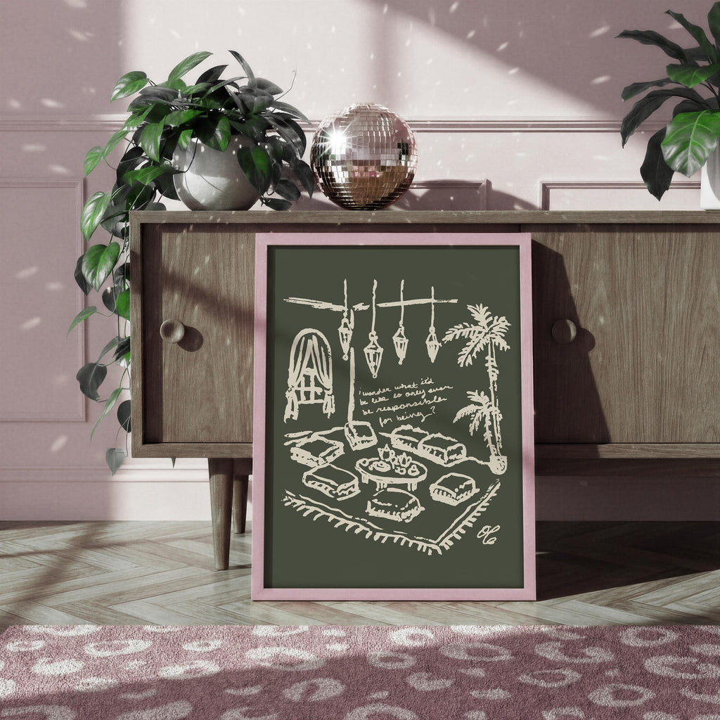 Bohemian Lounge Art Print, preview 10