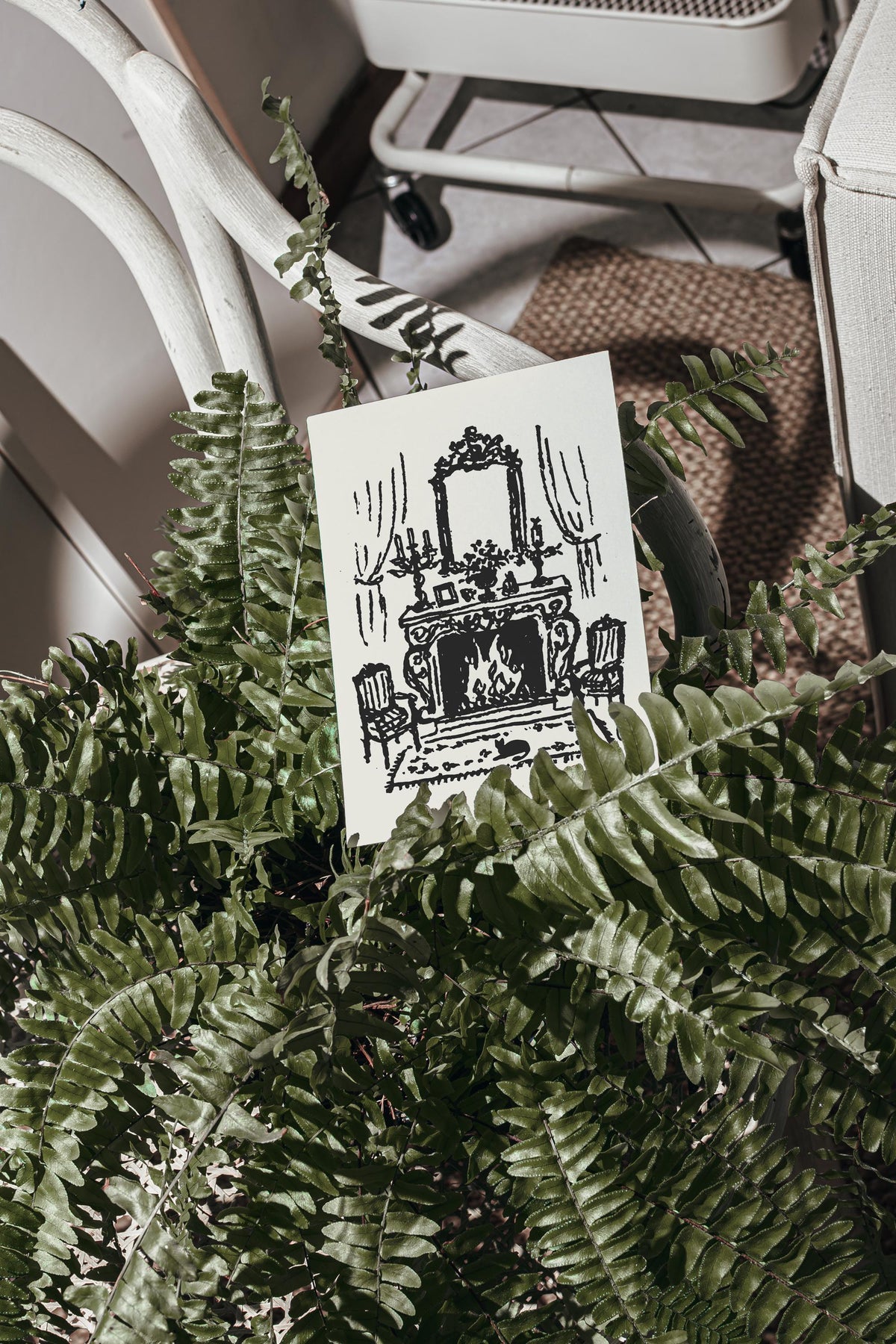 French Fireplace Art Print, preview 12