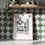 The Settee Art Print, preview 17