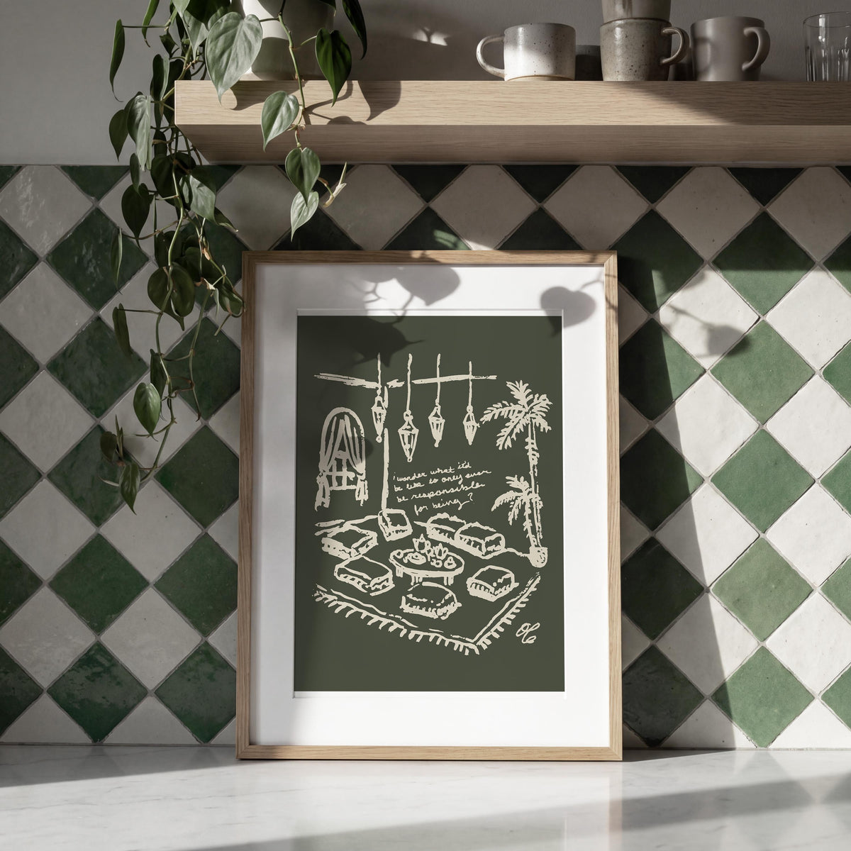 Bohemian Lounge Art Print, preview 15