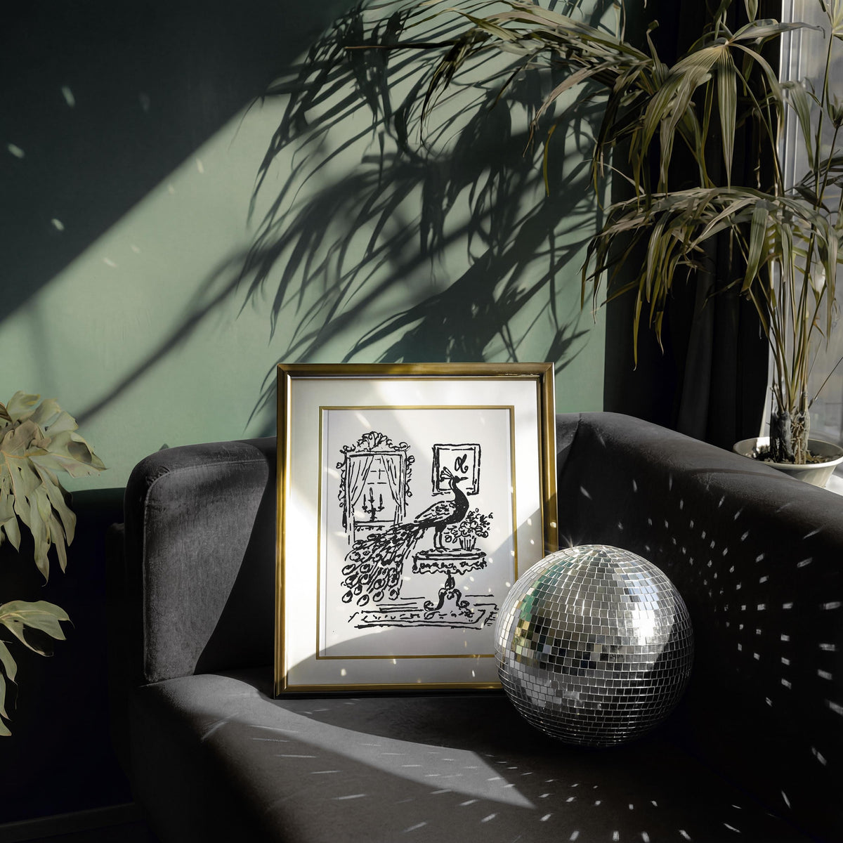 Peacock Art Print, preview 2