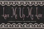 Lace Me Up My Love Font, preview 2