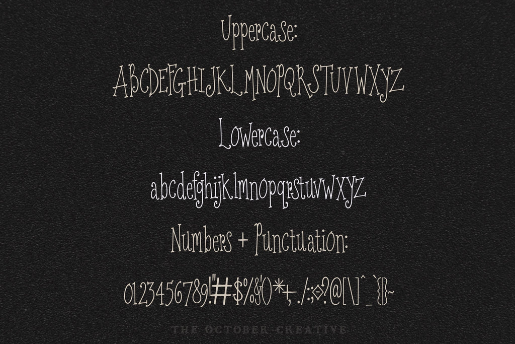 Sprinkledrunk Font, preview 3