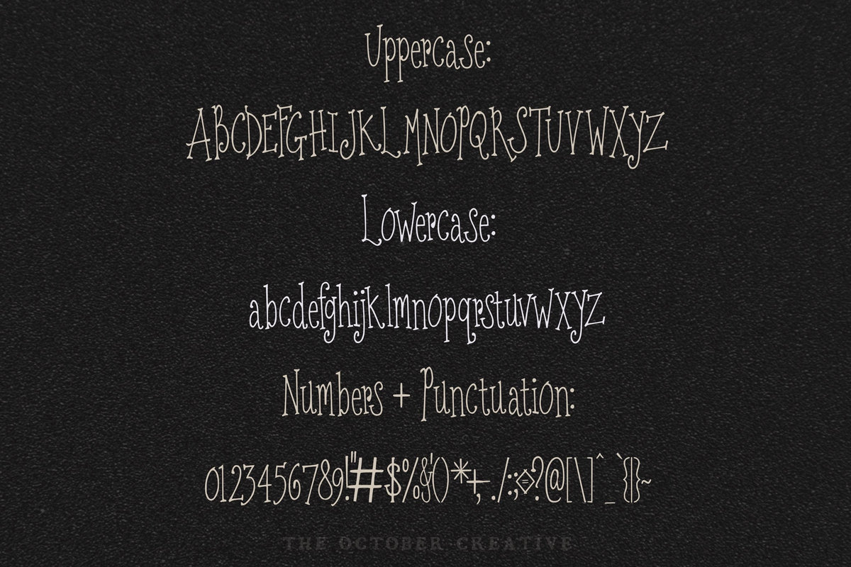 Sprinkledrunk Font, preview 3
