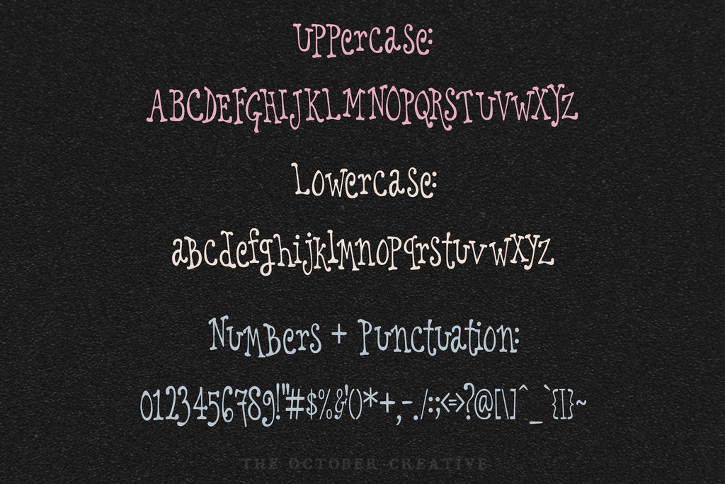 Hannah Has Secrets Font, preview 2
