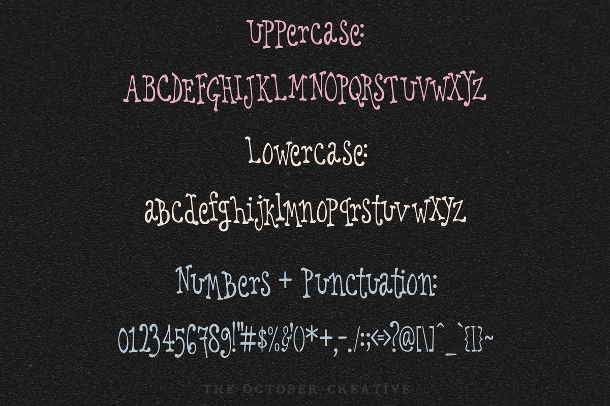 Hannah Has Secrets Font, preview 2