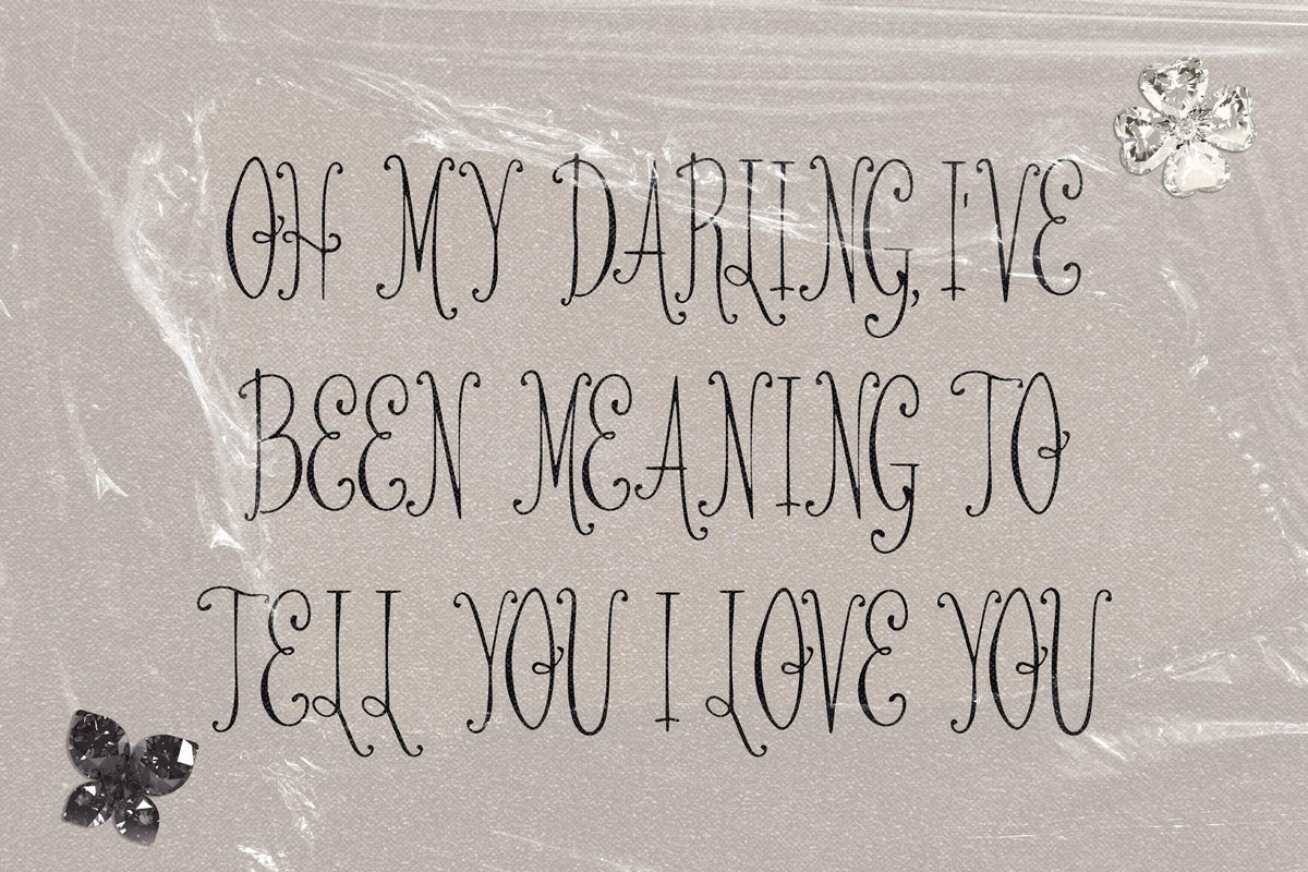Lace Me Up My Love Font, preview 7