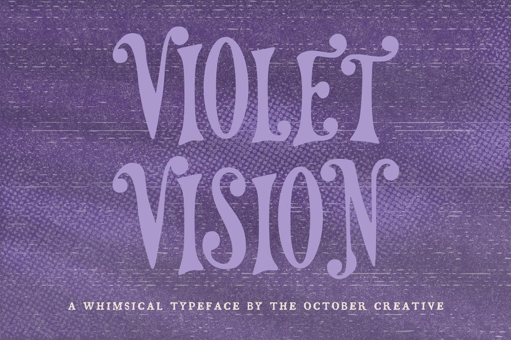 Violet Vision Font, preview 2