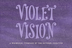 Violet Vision Font, preview 2