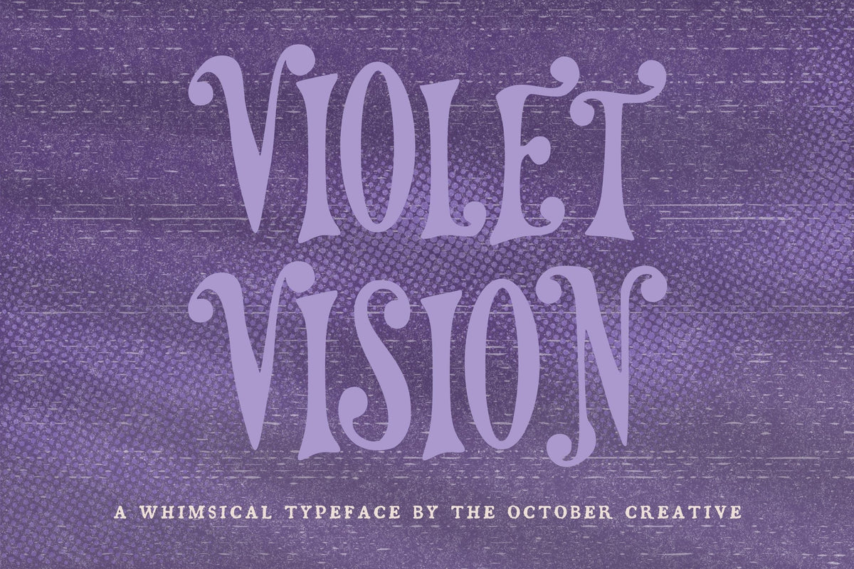 Violet Vision Font, preview 2