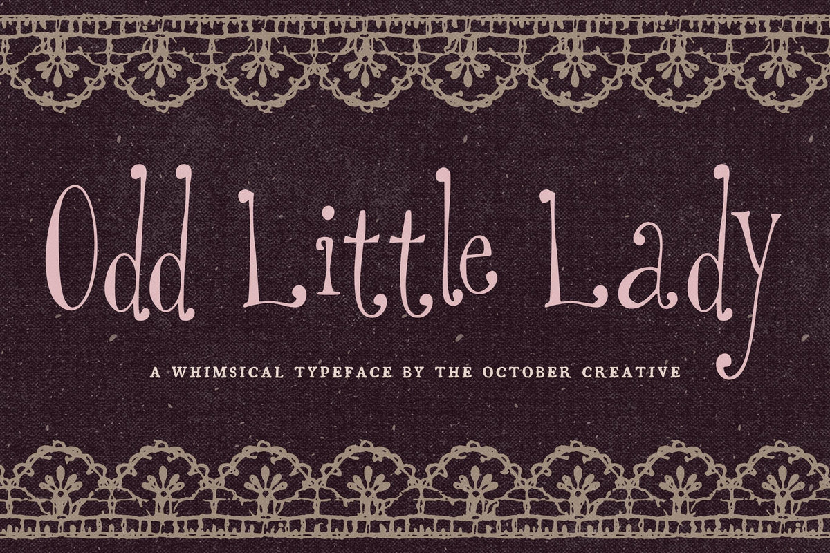 Odd Little Lady Font, preview 2