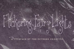 Flickering Fairy Lights Font, preview 2